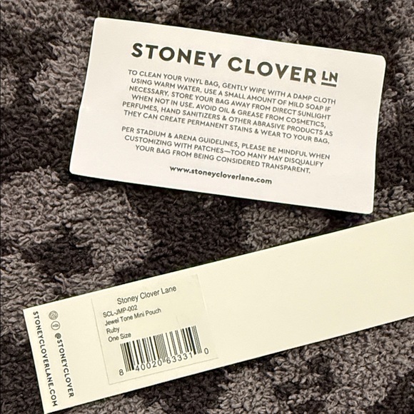 Stoney Clover Lane Mini Pouch - RUBY - Picture 6 of 8